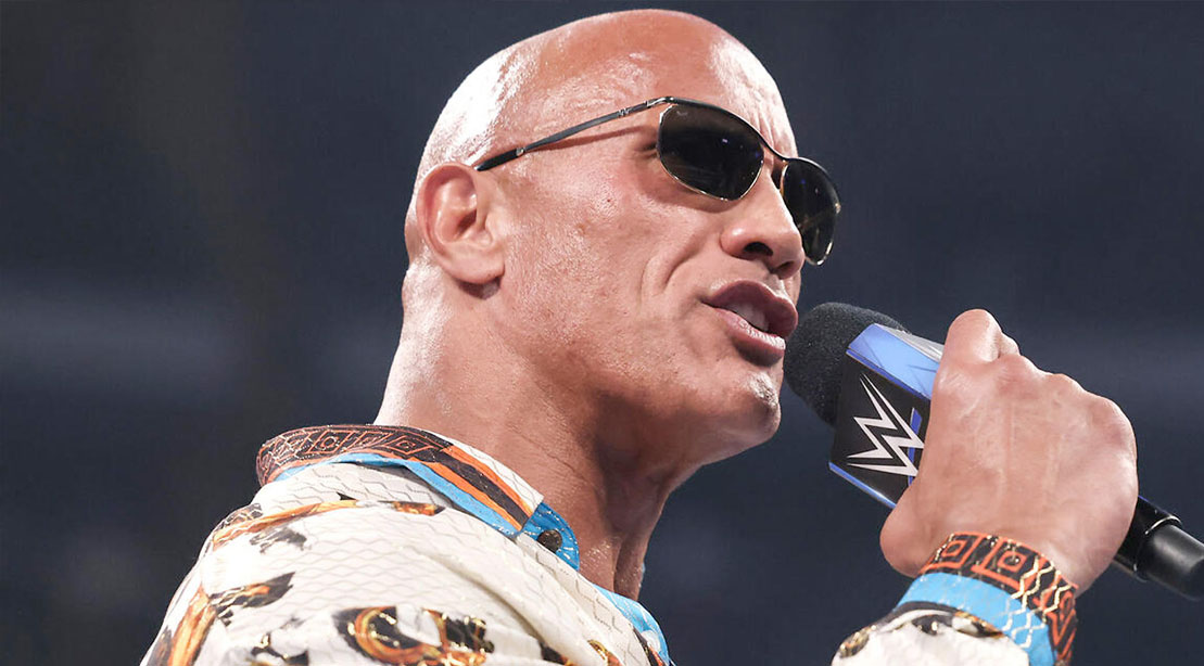 The Rock returns to WWE to promote wrestlemania 40